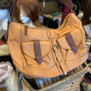 Gorgeous Mustard colored bad brown accents